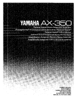 Yamaha AX-350-Owners-Manual 